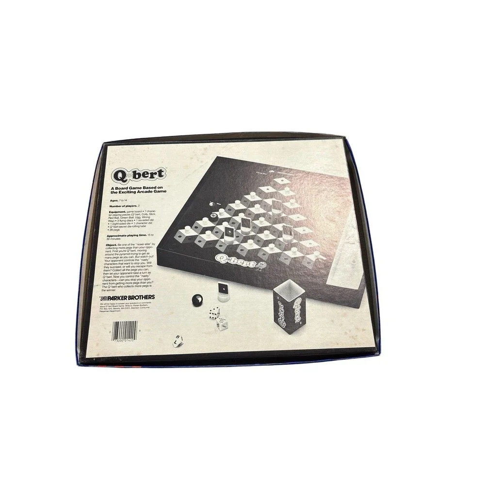 Vintage 1983 Parker Brothers Q*BERT Board Game